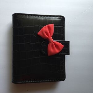 Pocket Black Crocodile Pattern Planner
